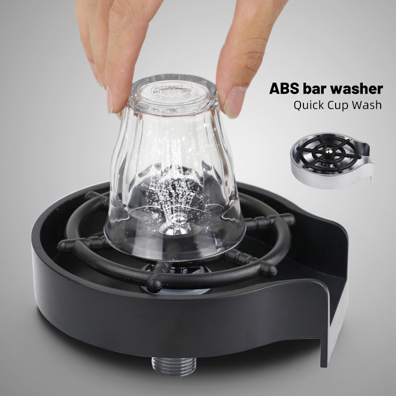Bar Counter Cup Washer Sink High-pressure Spray Automatic Faucet Coffee Pitcher Wash Cup Tool Kitchen | Bar Counter Cup Washer |
Overview:
1. Easy operation with one hand
Just gently press the high-press